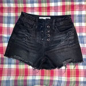 YMI Dream Lace Up Jeans